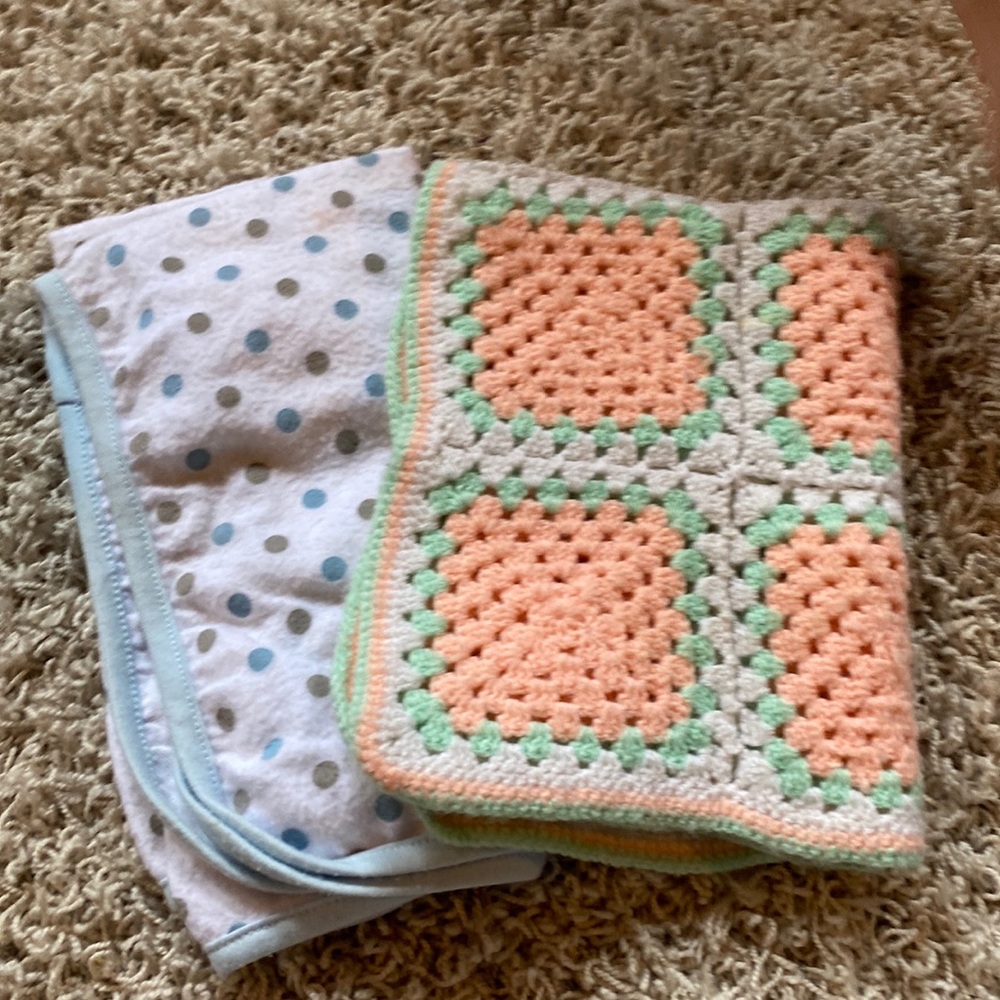 2 baby blankets